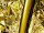 Spiegelfolie gold B 130cm flammhemmend