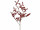 Glitter-Zweig rot, L 63cm