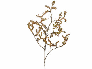 Glitter-Zweig gold, L 63cm