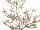 Glitter-Zweig gold, L 63cm