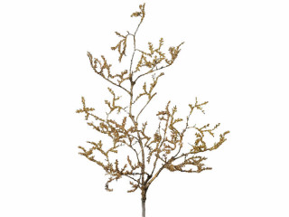 Glitter-Zweig gold, L 116cm