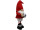 Wichtel Santa Fussball CH rot/weiss, mit Ball, H 42cm