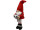Wichtel Santa Fussball CH rot/weiss, mit Ball, H 42cm