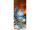 Textilbanner "Kerze/Stern blau" 75 x 180cm, blau/weiss/braun, Schlauchnaht oben+unten