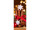 Textilbanner "Zimtstangen" 75 x 180cm, braun, Schlauchnaht oben+unten
