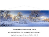 Querbanner "Winterlandschaft" 150 x 50cm,...