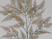 Farnzweig filigran braun/grün Kunststoff, L 97cm