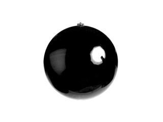 Kugel 1 St. Ø 20cm schwarz glanz, Kunststoff