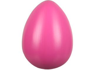 Ei opak, gross, H 30cm, Kunststoff, pink