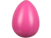oeuf opaque, grand, h 30cm, plastique, rose fuchsia
