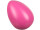 egg opaque, large, h 30cm, plastic, pink