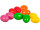 oeufs opaques colorés, lot de 10 pcs., 4,5 x 6,5 cm, PVC