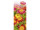 bannière textile "Fleurs de paille" 75 x 180cm, vert/multicolore, coutures tubulaires en haut et en bas