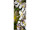 Textilbanner Clematis-Blüten 75x180cm, weiss/bunt Schlauchnaht oben+unten