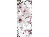 Textilbanner Magnolienblüten 75x180cm, rosa/weiss...