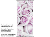 Textilbanner Rosenblüten 75x180cm, Rosalia, rosa/w....