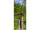 Textilbanner Birkenstamm/Axt 75x180cm, braun/grün Schlauchnaht oben+unten