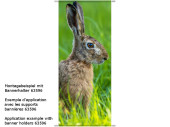 textile banner "bunny in the grass" 75 x 180cm,...