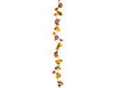 guirlande de fleurs en paille, l 180cm, couleurs dautomne