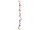 straw flower garland, l 180cm, pink