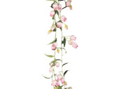 Glockenblumen-Girlande, L 180cm, Blüten 5cm, rosa