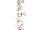 Glockenblumen-Girlande, L 180cm, Blüten 5cm, rosa