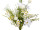 bouquet de fleurs sauvages vert/blanc, h 40cm, Ø 30cm