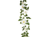 guirlande de clématites, l 135cm, fleurs 9 - 14cm,...