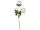 rose branch "english", l 64cm, Ø 20cm, 2 blossoms Ø 10cm, 1 buds Ø 4cm, white