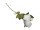 rose branch "english", l 64cm, Ø 20cm, 2 blossoms Ø 10cm, 1 buds Ø 4cm, white