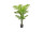 Palme Malibu getopft B1 grün, H 120cm schwer entflammabr
