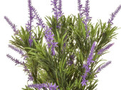 lavender bush green/lavender, h 46cm, flame retardant B1, UV-resistant