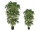 bamboo tree potted, green, B1 flame retardant, var. sizes