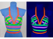 Gaffa ruban adhésif en tissu Neon, actif aux UV,...