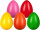 egg opaque, large, h 30cm, plastic, various colours