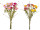 bouquet de fleurs en paille 15 pcs. h 45cm, Ø 25cm, diff. couleurs