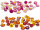 straw flowers, 36 pcs., Ø 5cm, var. colours