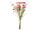 straw flower bouquet 15 pcs., h 45cm, Ø 25cm, pink