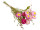straw flower bouquet 15 pcs., h 45cm, Ø 25cm, pink
