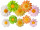 Blütenkopf Flower versch. Farben & Grössen, mit M8-Mutter