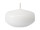 bougies flottantes petites, Ø 50mm, h 26mm, lot de 28 pcs., blanc