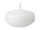floating candles small, Ø 50mm, h 28mm, set of 28 pcs., white