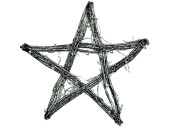 Stern "Twigs" schwarz/silber, Ø 40cm,...