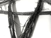 Stern "Twigs" schwarz/silber, Ø 40cm,...