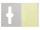 euro hole hanger, self-adhesive, approx. 4 x 6cm, hole width 3cm, transparent, 100 pieces