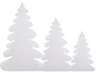 Schneebälle-Set ca. 90-tlg. Watte weiss, Ø 1 - 7cm, sFr. 9,50