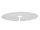 nappe pour arbre de Noël blanche, ouate, Ø 98cm, p 2cm, ignifuge