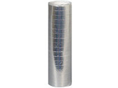 streamers metallic silver, l 4m, w 7mm, 18 pcs./roll