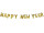 balloon garland "Happy NewYear" gold, foil, approx. 8m long