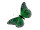 papillon "plumes" "XL" 54 x 32cm vert